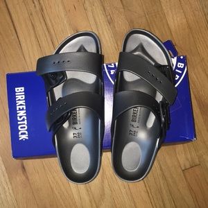 Arizona EVA Anthracite Birkenstocks, women’s 6-6.5